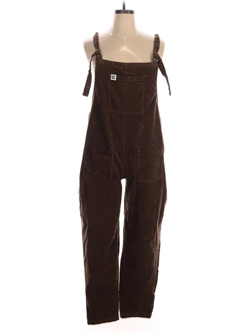 Lucy & Yak Original Corduroy Dungarees Dark Chocolate Brown UK 14L / US 10L NWOT